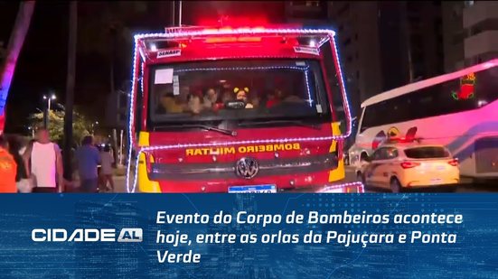 Evento do Corpo de Bombeiros acontece hoje, entre as orlas da Pajuçara e Ponta Verde
