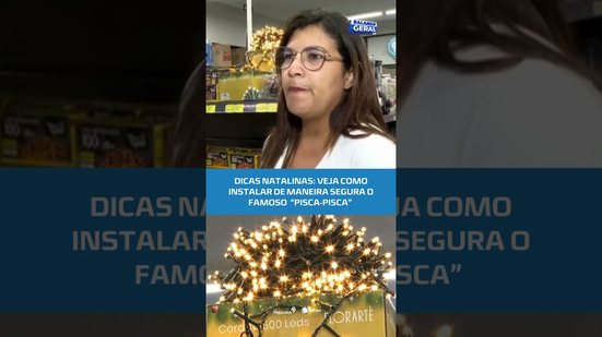 Especialista alerta: cuidados ao instalar pisca-pisca de Natal #BalançoGeralAL