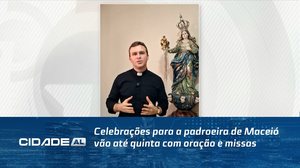 Celebrações para a padroeira de Maceió vão até quinta com oração e missas