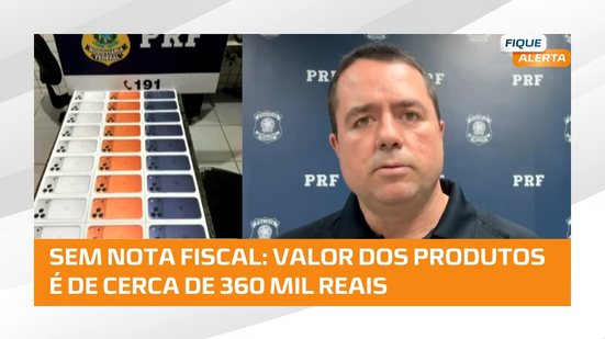 Carga milionária: PRF apreende 30 iPhones 17 Pro Max sem nota fiscal