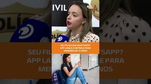 ATENÇÃO PAIS:  agora é possível monitorar contas de menores de 13 anos no WhatsApp #FiqueAlerta