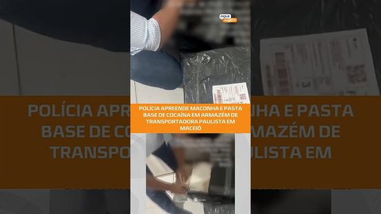 Polícia apreende maconha e pasta de cocaína em armazém de transportadora #FiqueAlerta