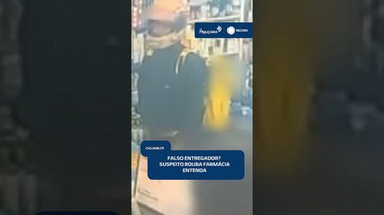 🚨 Farmácia é alvo de assalto cometido por suspeito disfarçado de entregador | #CidadeAL