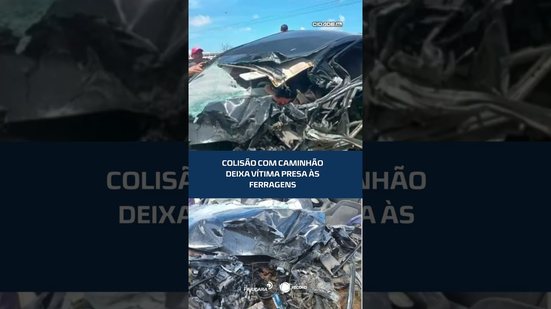 Colisão na AL-101 Sul deixa mulher presa às ferragens #CidadeAL