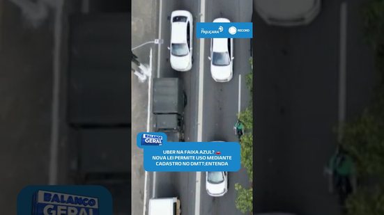 🚘Nova regra libera faixa azul para motoristas de aplicativo cadastrados no DMTT #BalançoGeralAL