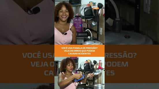 #FiqueAlerta | Panela de pressão pode ser perigosa; veja os cuidados para evitar acidentes