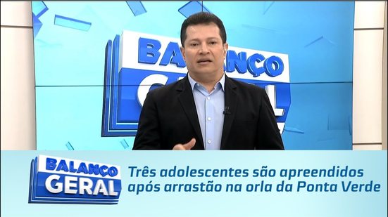 Três adolescentes são apreendidos após arrastão na orla da Ponta Verde