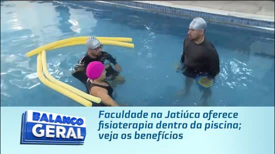 Faculdade na Jatiúca oferece fisioterapia dentro da piscina; veja os benefícios
