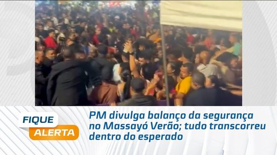 PM divulga balanço da segurança no Massayó Verão; tudo transcorreu dentro do esperado