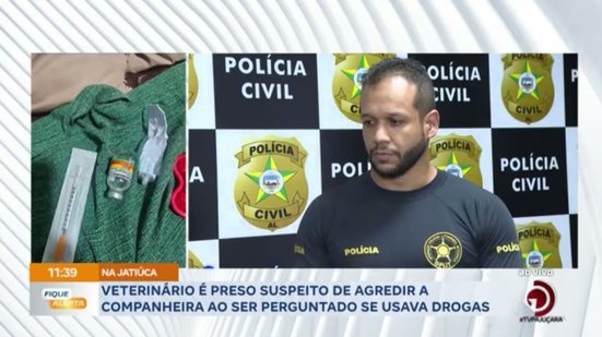 Veterinário é preso suspeito de agredir a companheira ao ser perguntado se usava drogas