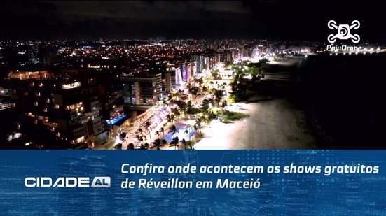 Confira onde acontecem os shows gratuitos de Réveillon em Maceió