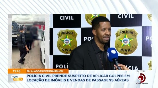 Polícia Civil prende suspeito de aplicar golpes em locação de imóveis e vendas de passagens aéreas