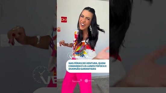 Ventura saiu de férias… e Lis Nunes chegou com tudo! 😂 #HoraDoVentura