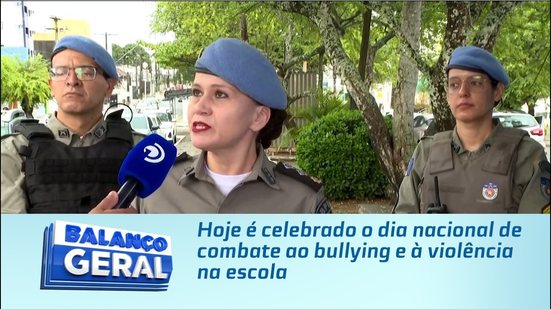 Hoje é celebrado o dia nacional de combate ao bullying e à violência na escola