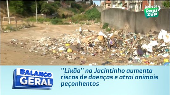 ''Lixão'' no Jacintinho aumenta riscos de doenças e atrai animais peçonhentos
