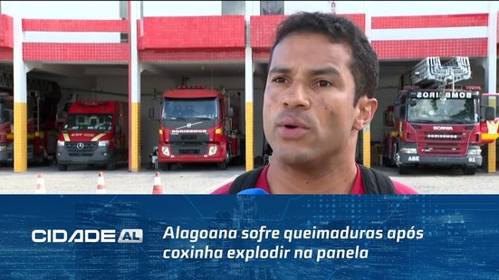 Perigo: Alagoana sofre queimaduras após coxinha explodir na panela