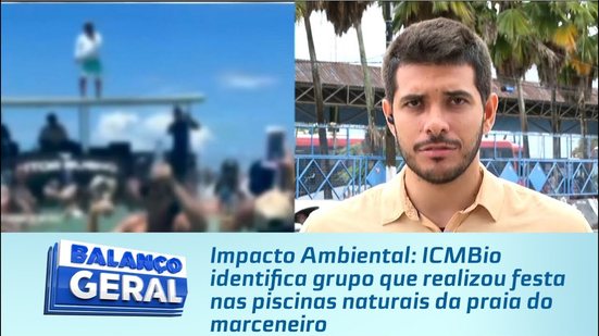 ICMBio identifica grupo que realizou festa nas piscinas naturais da praia do marceneiro