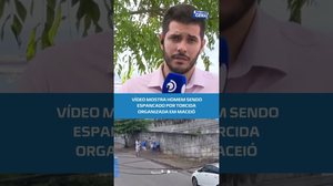 Ataque violento: homem é espancado por integrantes de torcida organizada #BalançoGeralAL