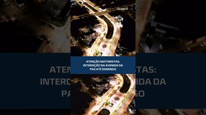 Interdição na Avenida da Paz impacta trânsito neste fim de semana, confira no #CidadeAL