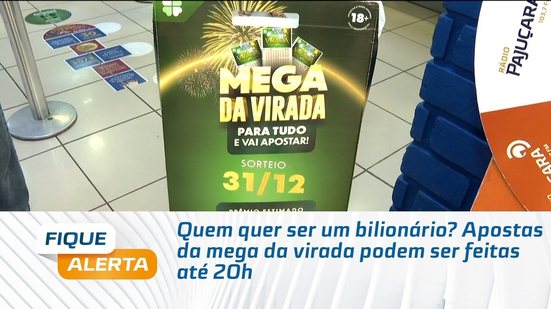 Quem quer ser um bilionário? Apostas da mega da virada podem ser feitas até 20h
