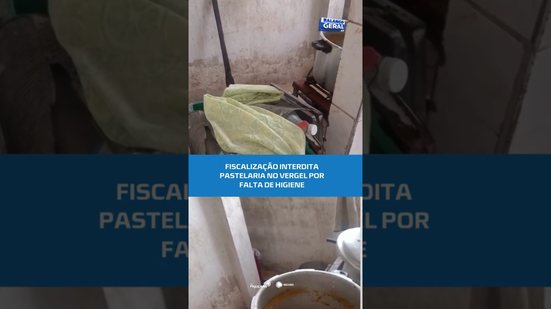 Alerta sanitário: fiscalização fecha pastelaria#BalançoGeralAL