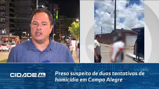 Preso suspeito de duas tentativas de homicídio em Campo Alegre; comparsa é procurado