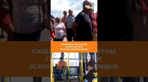 Falta de acessibilidade gera protesto em Alagoas #FiqueAlerta