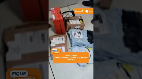 📦 Homem confessa que furtava encomendas do vizinho; polícia efetua prisão | #FiqueAlerta