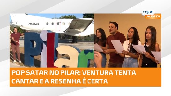 Bruno Ventura vai ao Pilar aprender a cantar 🎤😂 #FiqueAlerta
