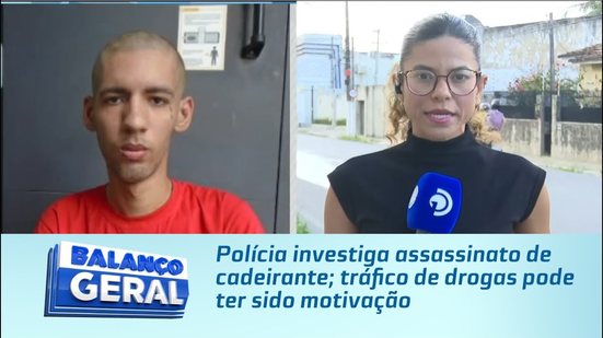 Polícia investiga assassinato de cadeirante; tráfico de drogas pode ter sido motivação