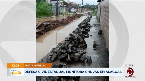 Defesa Civil Estadual monitora chuvas em Alagoas
