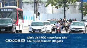 Mais de 1.700 motoristas têm CNH suspensa em Alagoas