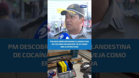 🚨Refinaria de cocaína é descoberta pela PM no Santos Dumont #BalançoGeralAL
