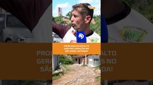 Comércio e moradores prejudicados por obra inacabada no bairro do São Jorge #FiqueAlerta