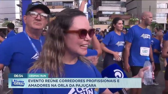 Cesmac Run: Evento reúne corredores profissionais e amadores na orla de Pajuçara