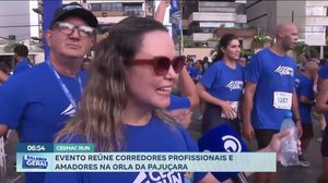 Cesmac Run: Evento reúne corredores profissionais e amadores na orla de Pajuçara
