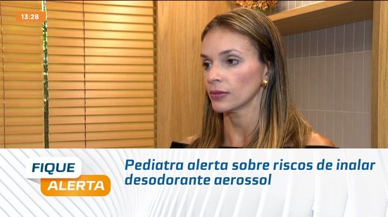 Pediatra alerta sobre riscos de inalar desodorante aerossol