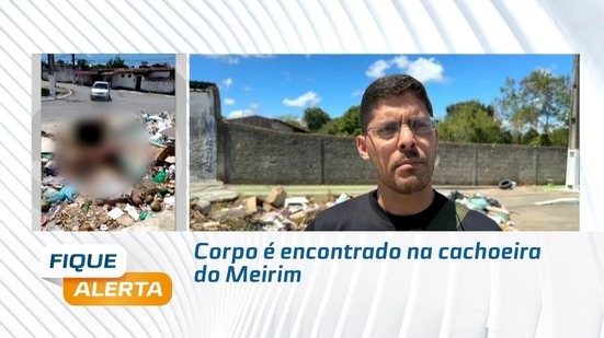Corpo é encontrado na cachoeira do Meirim