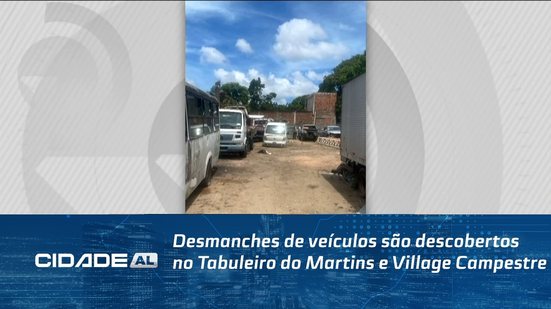 Desmanches de veículos são descobertos no Tabuleiro do Martins e Village Campestre