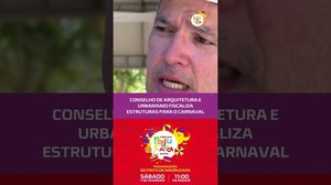 Estruturas do Carnaval passam por fiscalização técnica #CarnavalPajuçara