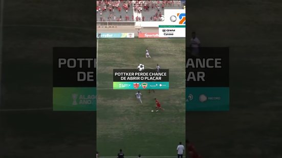 POTTKER PERDEU CHANCE DE ABRIR O PLACAR PARA O CRB! ❌| CRB e CSE #Alagoano2026