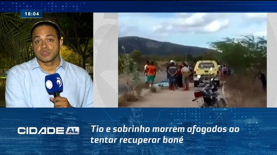 No Canal do Sertão: Tio e sobrinho morrem afogados ao tentar recuperar boné