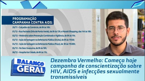 Começa hoje campanha de conscientização sobre HIV, AIDS e infecções sexualmente transmissíveis
