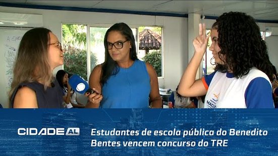 Estudantes de escola pública do Benedito Bentes vencem concurso do TRE