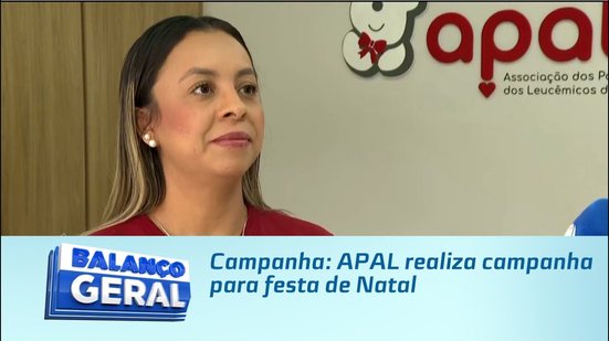 Campanha: APAL realiza campanha para festa de Natal
