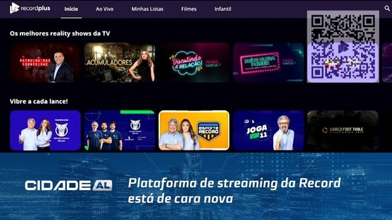 RECORPLUS: Plataforma de streaming da Record está de cara nova