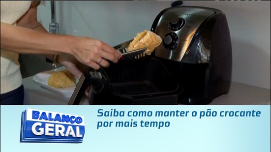 Saiba como manter o pão crocante por mais tempo