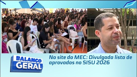 Resultado do Sisu 2026 é divulgado pelo MEC: saiba como acessar #BalançoGeralAL