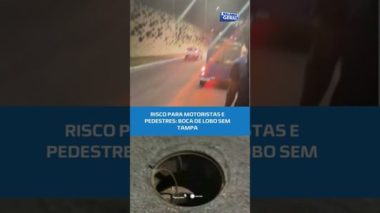 ⚠️ PERIGO NA PISTA: boca de lobo aberta nas proximidades do viaduto da antiga PRF #BalançoGeralAL