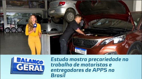 Estudo mostra precariedade no trabalho de motoristas e entregadores de APPS no Brasil